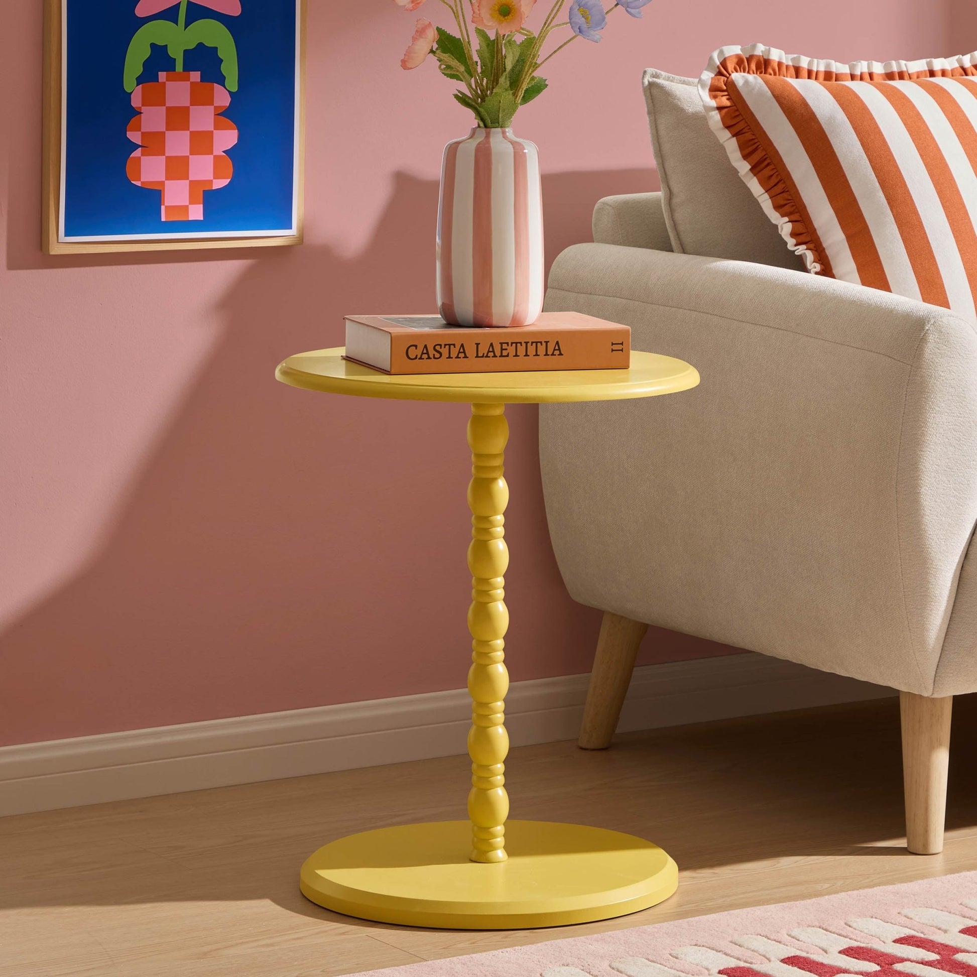 Bonnie Bobbin Side Table - Vibrant Yellow - DUSK