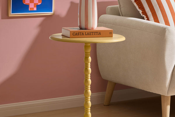 Bonnie Bobbin Side Table - Vibrant Yellow - DUSK