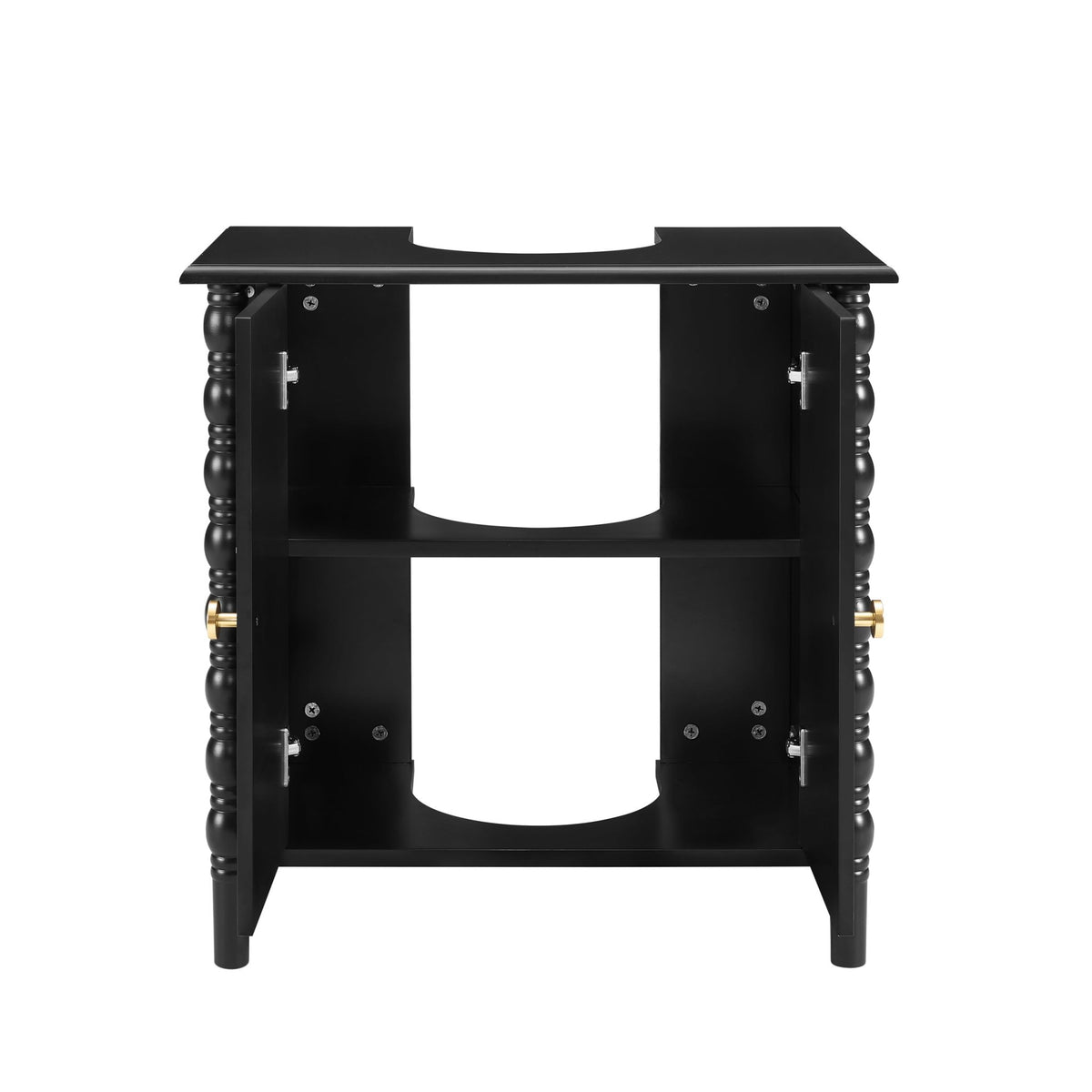 Bonnie Under Sink Bathroom Cabinet - Black - DUSK