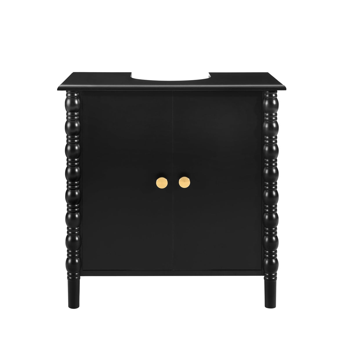 Bonnie Under Sink Bathroom Cabinet - Black - DUSK