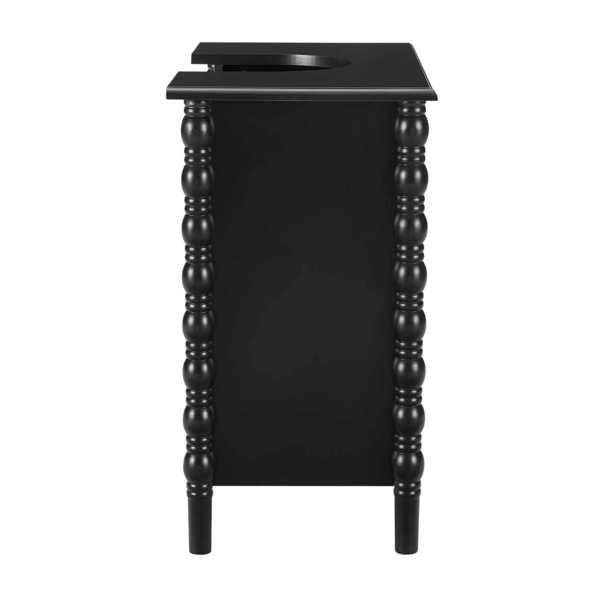Bonnie Under Sink Bathroom Cabinet - Black - DUSK