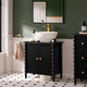 Bonnie Under Sink Bathroom Cabinet - Black - DUSK