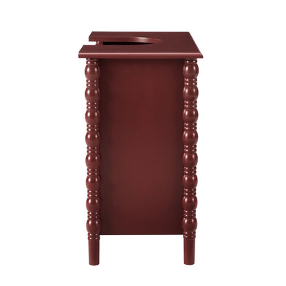 Bonnie Under Sink Bathroom Cabinet - Wine - DUSK