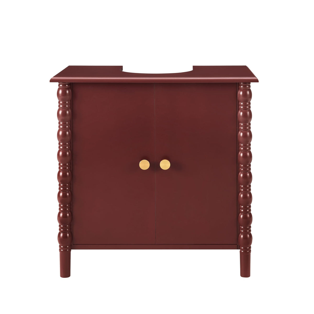 Bonnie Under Sink Bathroom Cabinet - Wine - DUSK
