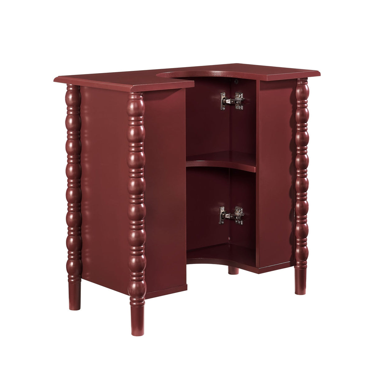 Bonnie Under Sink Bathroom Cabinet - Wine - DUSK