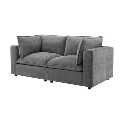 Boston 2 Seater Sofa - Grey - DUSK