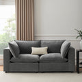 Boston 2 Seater Sofa - Grey - DUSK