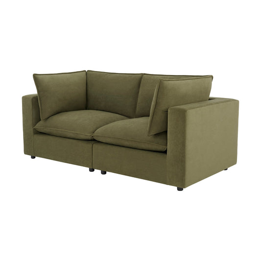 Boston 2 Seater Sofa - Olive - DUSK