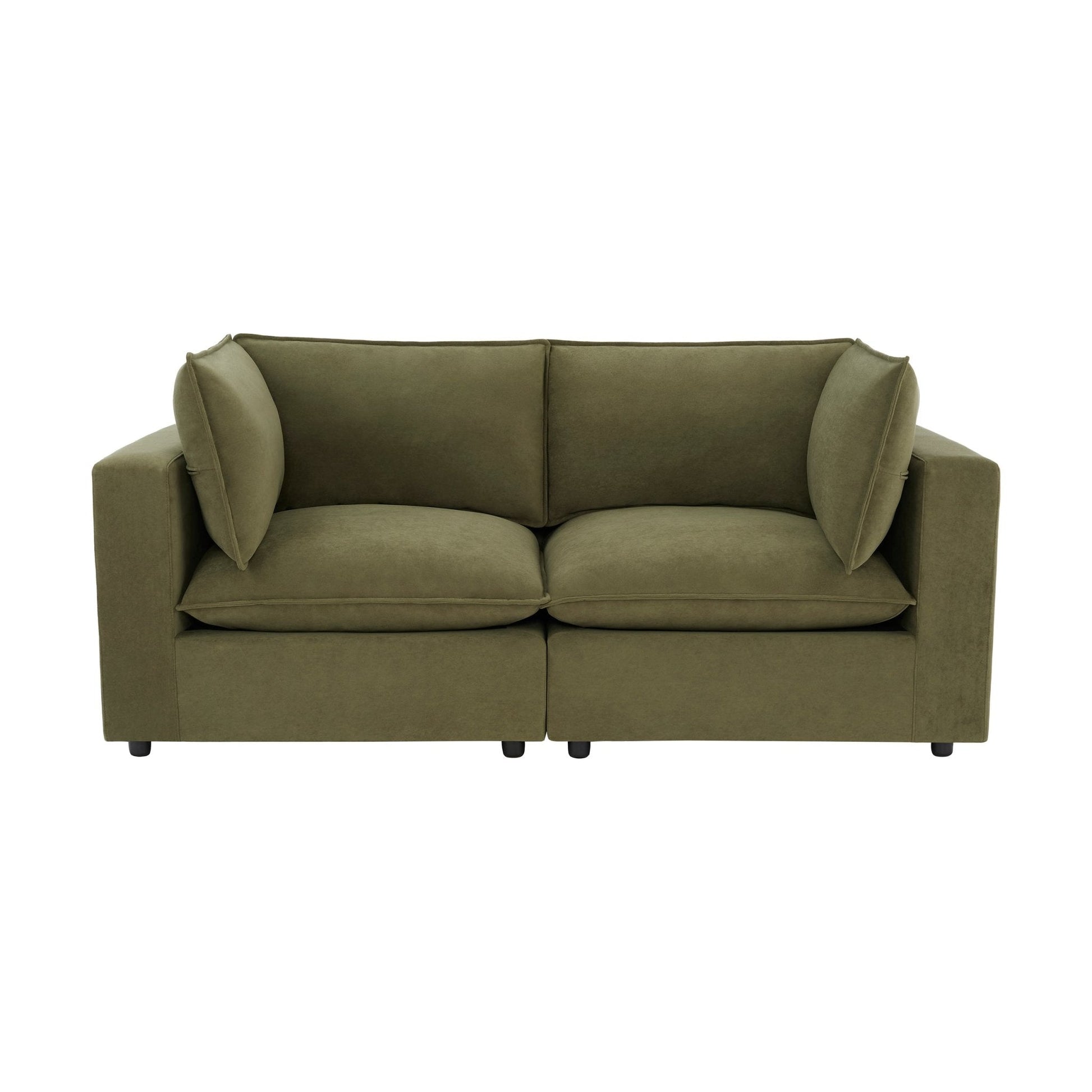 Boston 2 Seater Sofa - Olive - DUSK