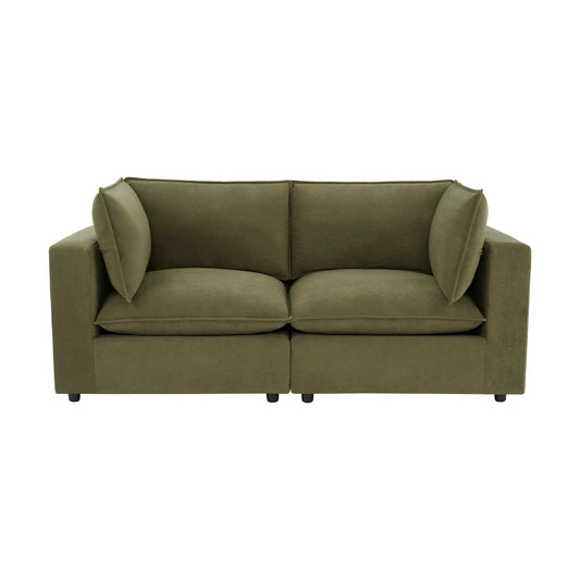 Boston 2 Seater Sofa - Olive - DUSK