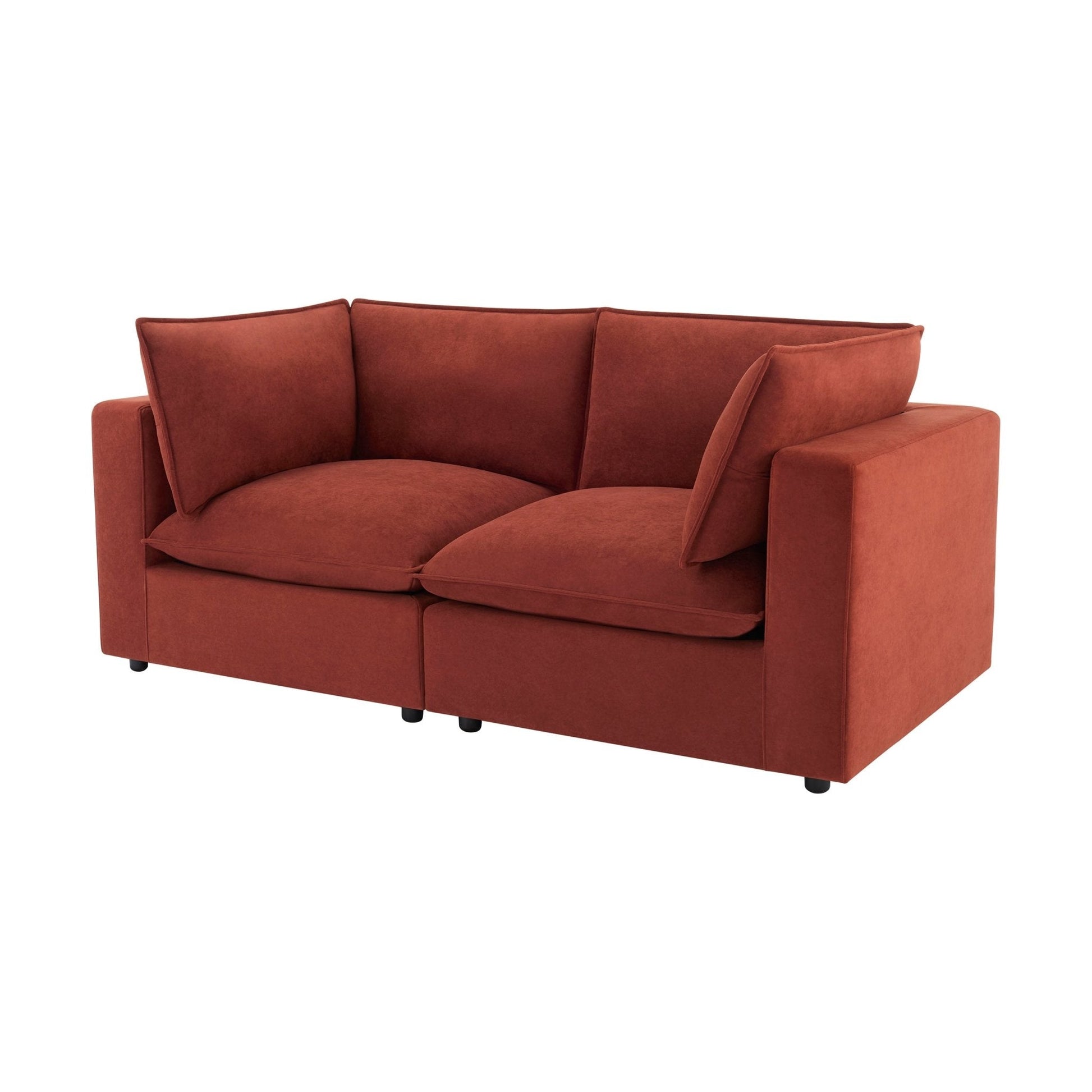 Boston 2 Seater Sofa - Rust - DUSK