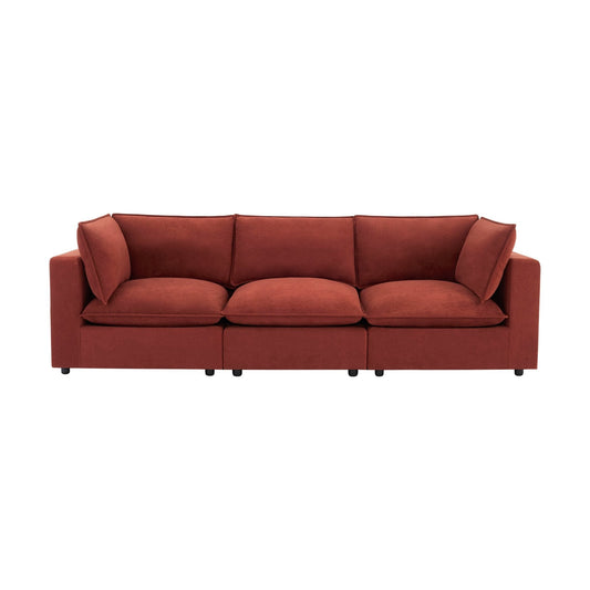 Boston 3 Seater Sofa - Rust - DUSK