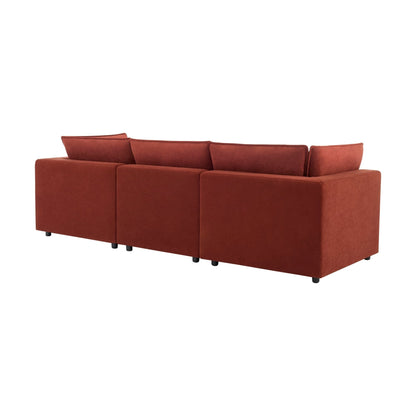 Boston 3 Seater Sofa - Rust - DUSK