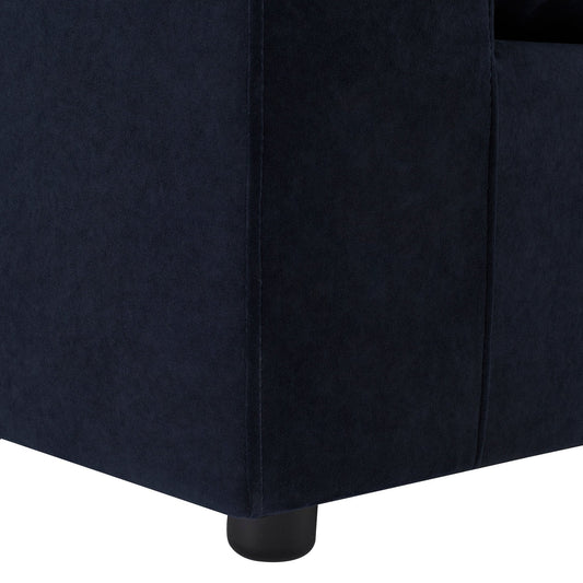 Boston Large Left Hand L - Shape Sofa - Midnight - DUSK