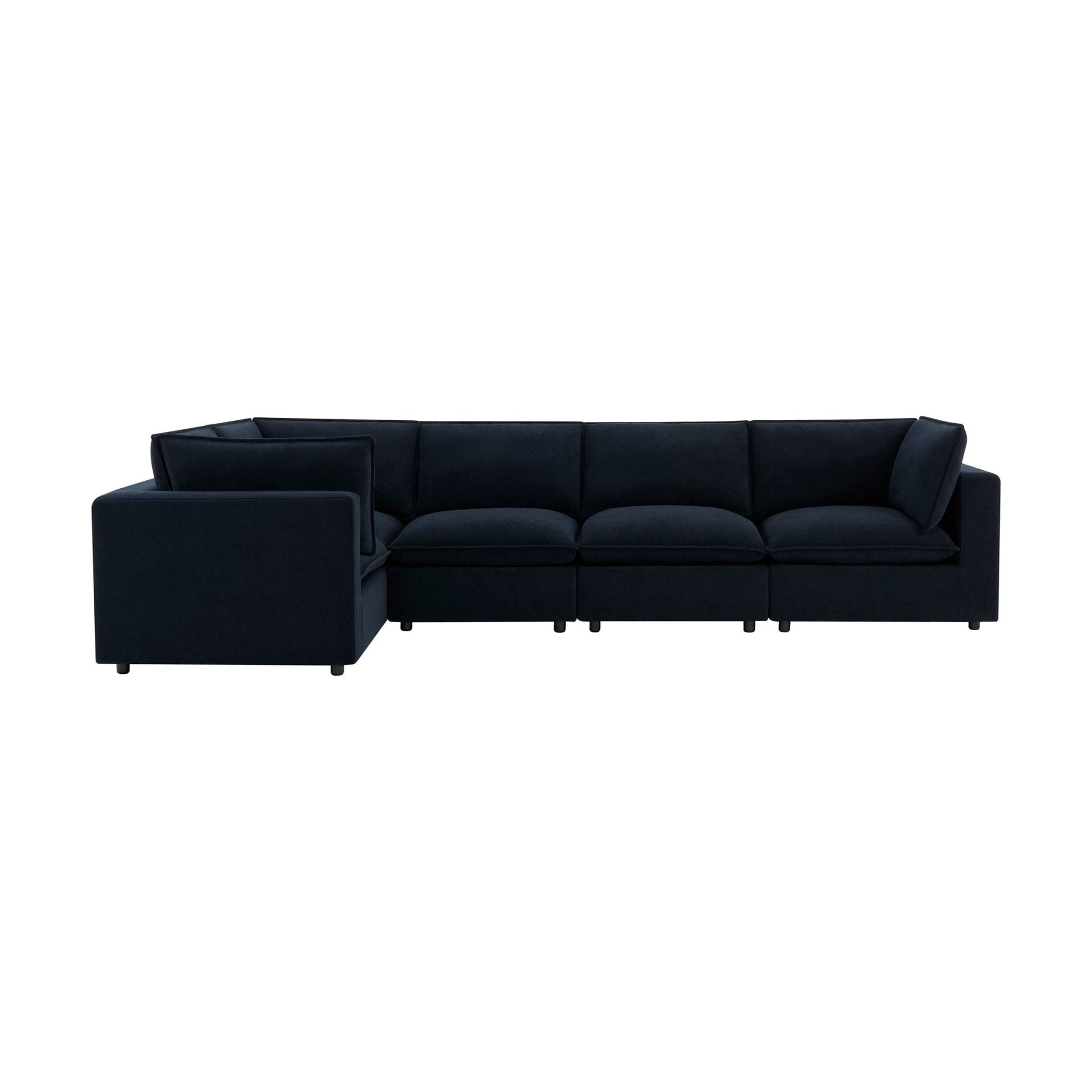 Boston Large Left Hand L - Shape Sofa - Midnight - DUSK