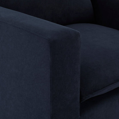 Boston Large Left Hand L - Shape Sofa - Midnight - DUSK