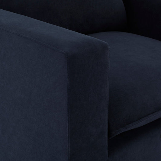 Boston Large Left Hand L - Shape Sofa - Midnight - DUSK