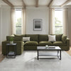 Boston Large Left Hand L - Shape Sofa - Olive - DUSK