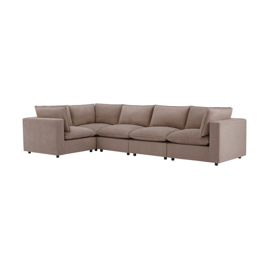 Boston Large Left Hand L - Shape Sofa - Sand - DUSK