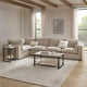 Boston Large Left Hand L - Shape Sofa - Stone - DUSK