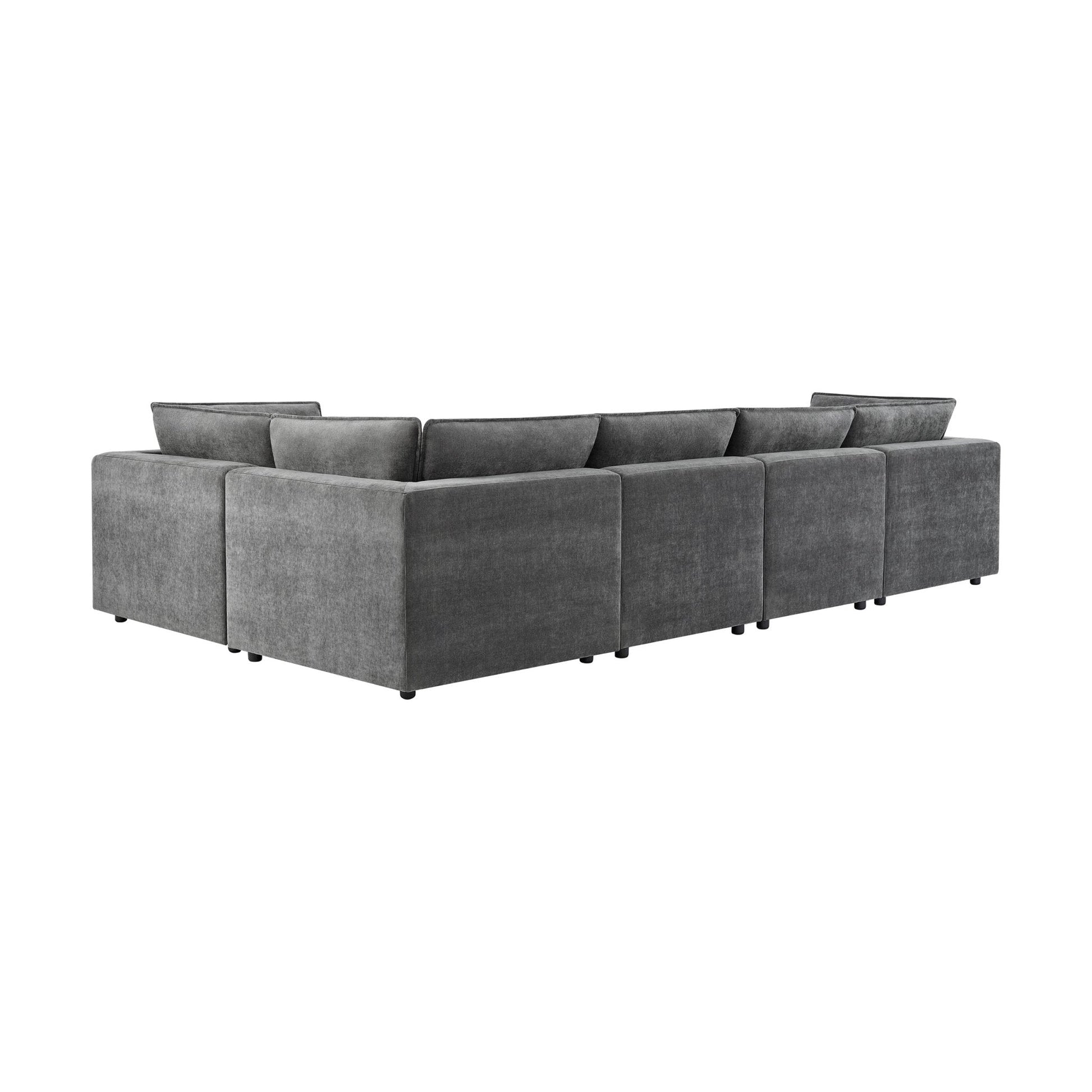 Boston Large Right Hand L - Shape Sofa - Grey - DUSK