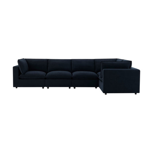 Boston Large Right Hand L - Shape Sofa - Midnight - DUSK