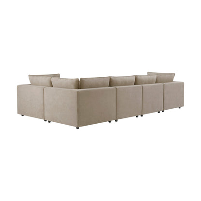 Boston Large Right Hand L - Shape Sofa - Stone - DUSK