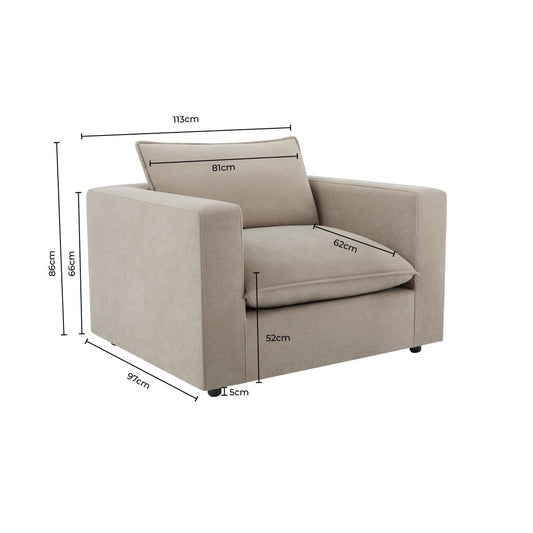 Boston Loveseat - Sand - DUSK