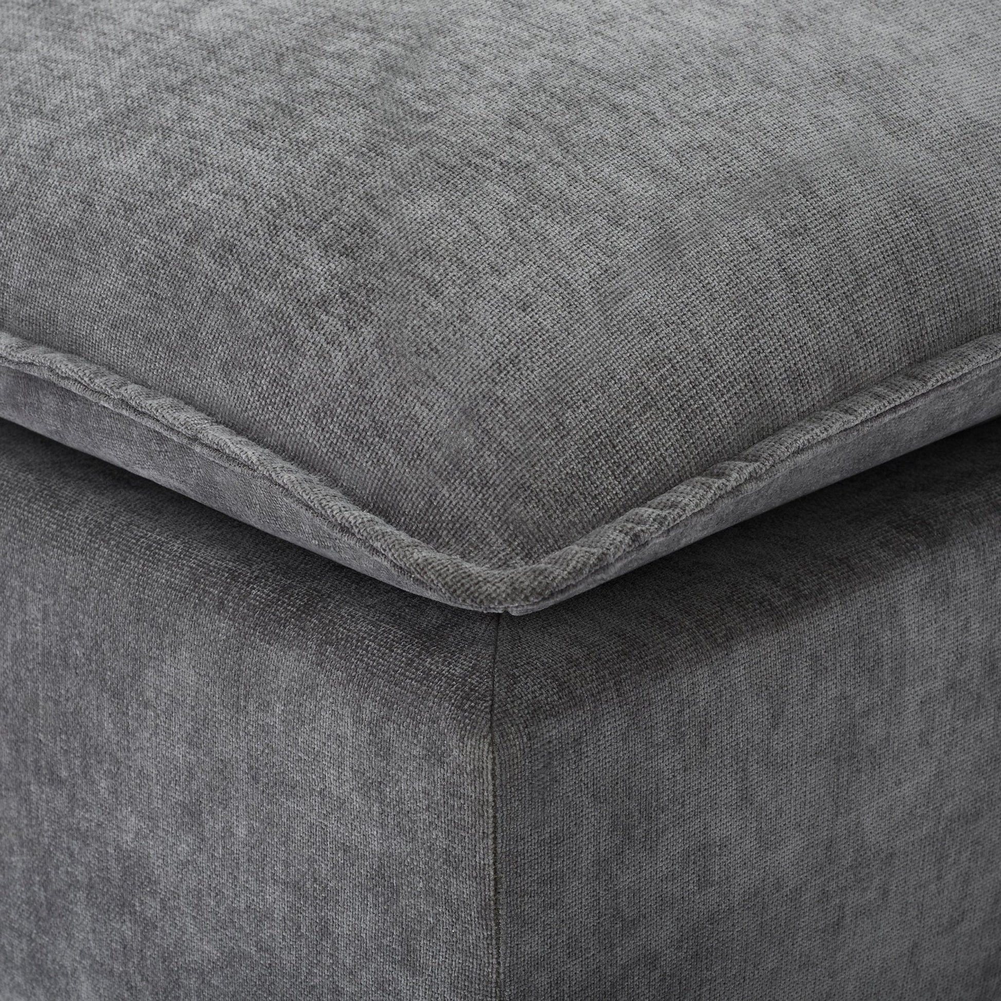 Boston Pouffe - Grey - DUSK