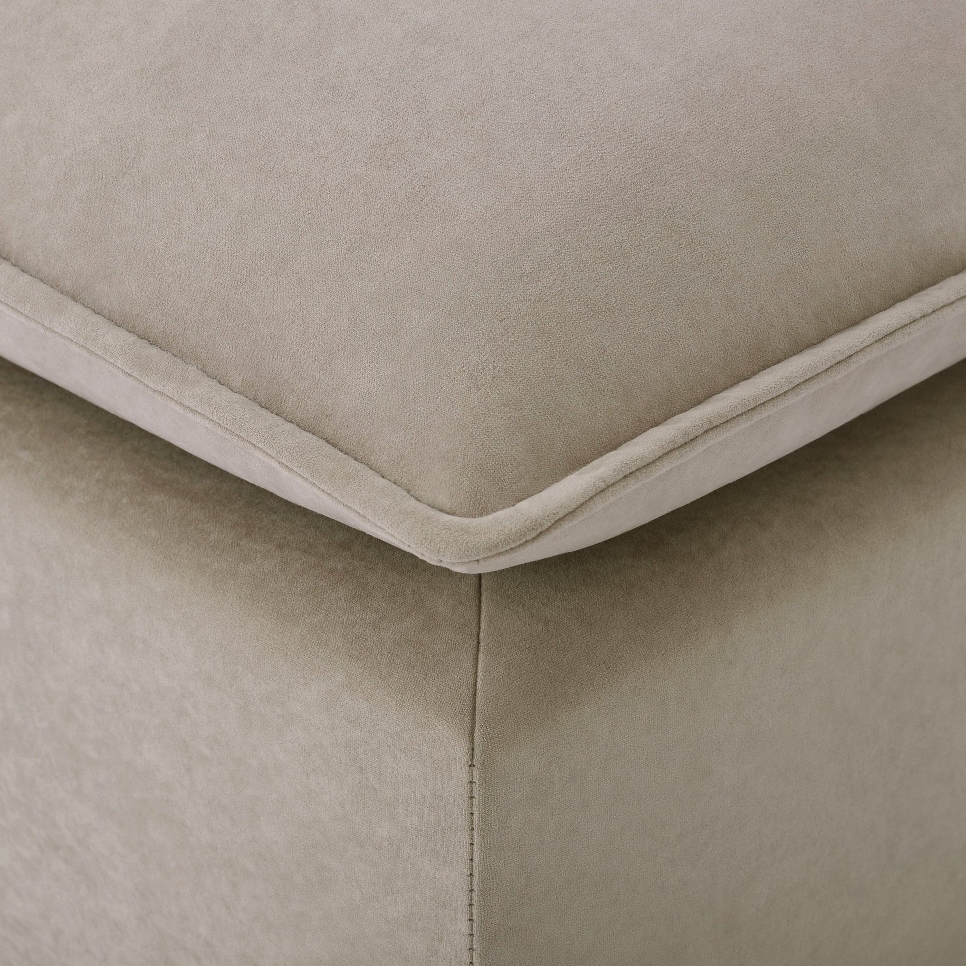 Boston Pouffe - Stone - DUSK