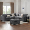 Boston Right Hand Corner Sofa - Grey - DUSK