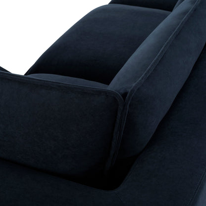 Boston Small Left Hand L - Shape Sofa - Midnight - DUSK