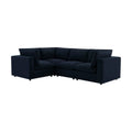 Boston Small Left Hand L - Shape Sofa - Midnight - DUSK