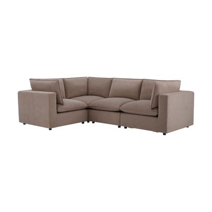 Boston Small Left Hand L - Shape Sofa - Sand - DUSK