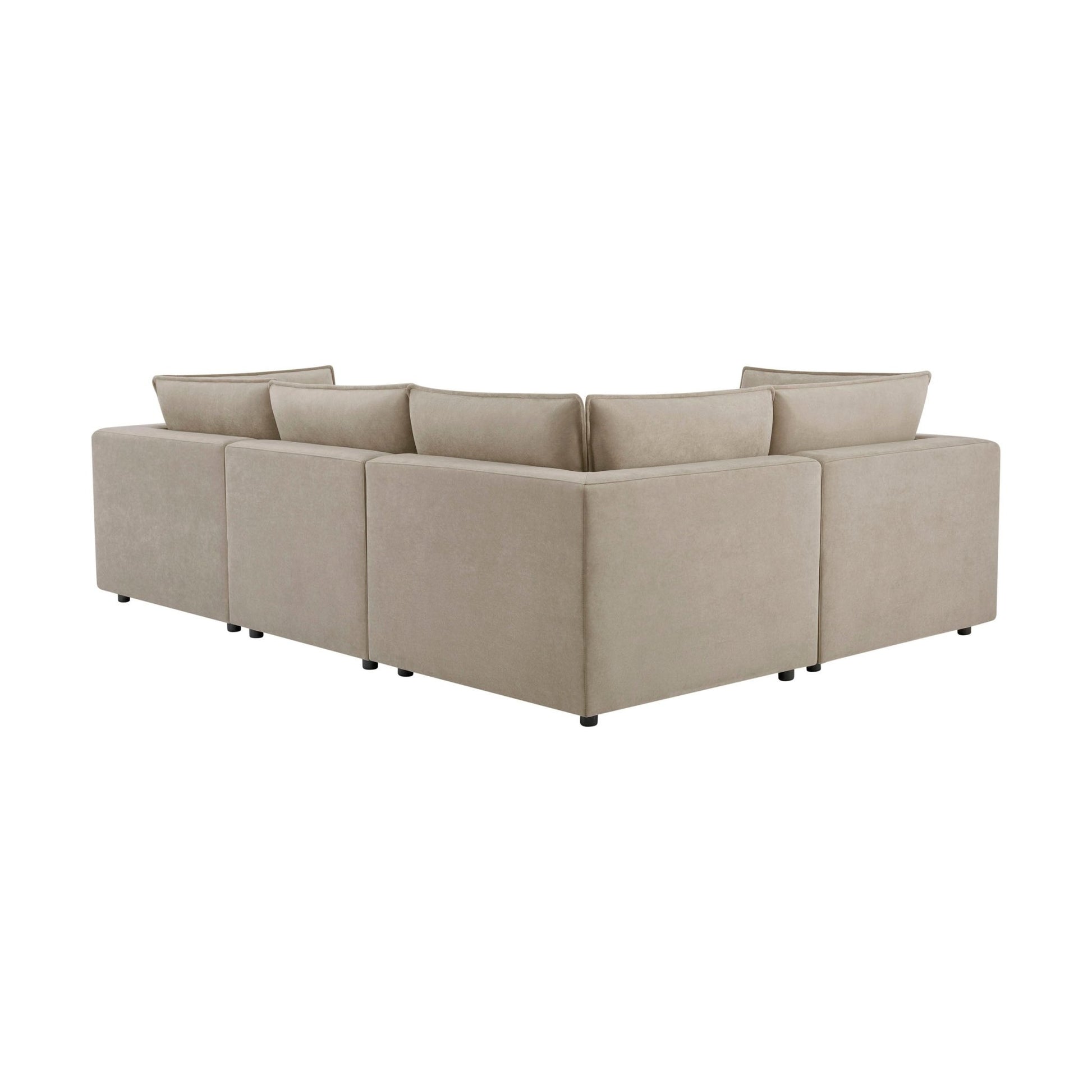 Boston Small Left Hand L - Shape Sofa - Stone - DUSK