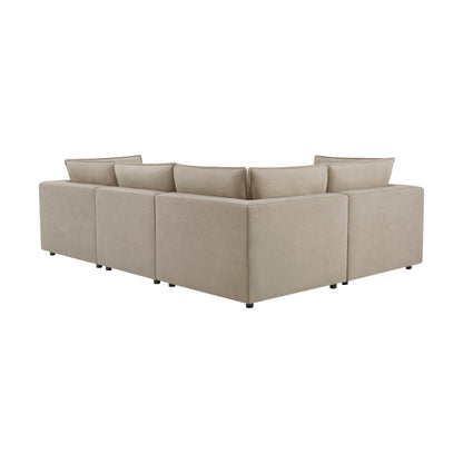 Boston Small Left Hand L - Shape Sofa - Stone - DUSK