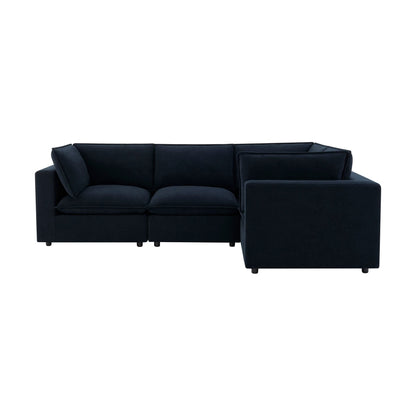 Boston Small Right Hand L - Shape Sofa - Midnight - DUSK