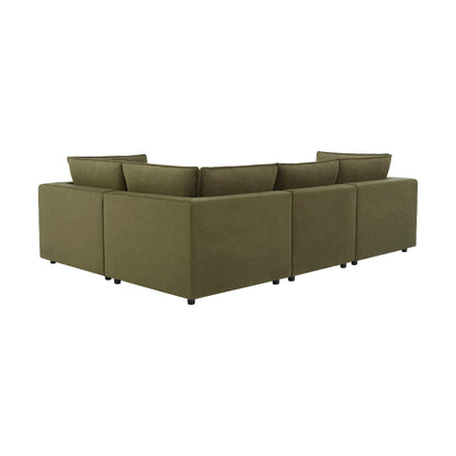 Boston Small Right Hand L - Shape Sofa - Olive - DUSK