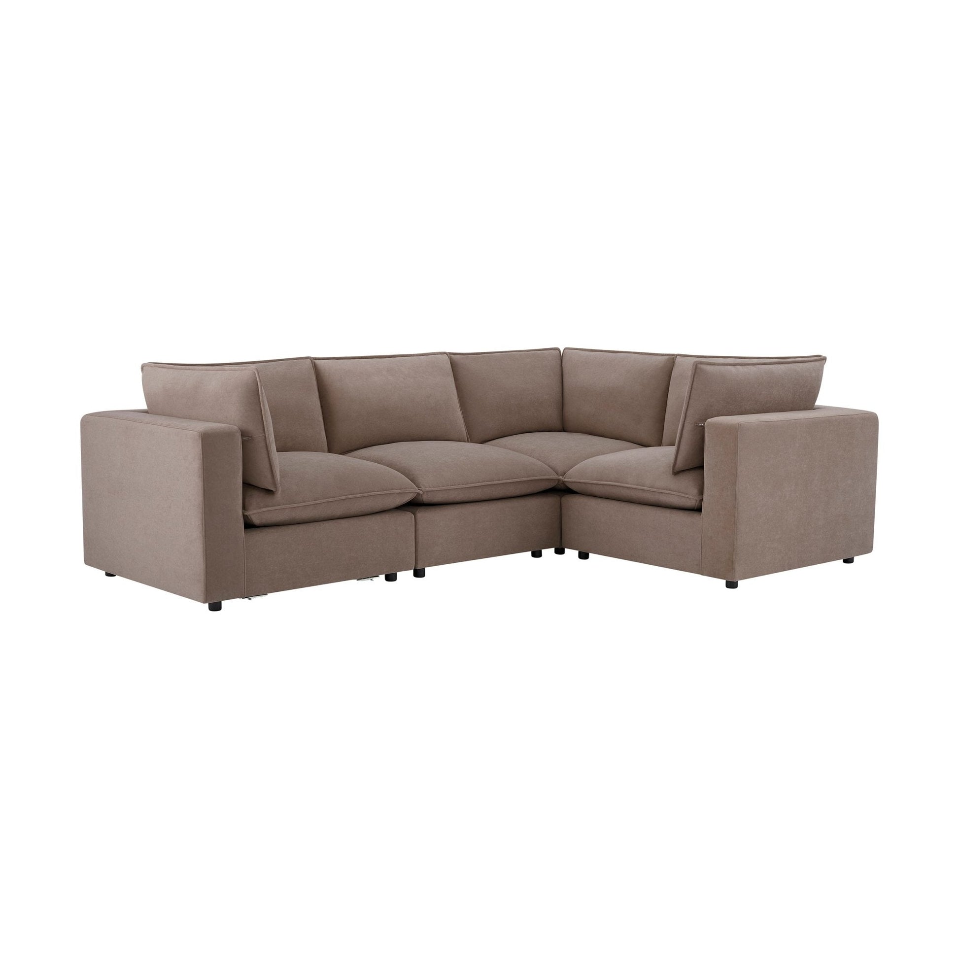 Boston Small Right Hand L - Shape Sofa - Sand - DUSK