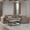 Boston Small Right Hand L - Shape Sofa - Sand - DUSK