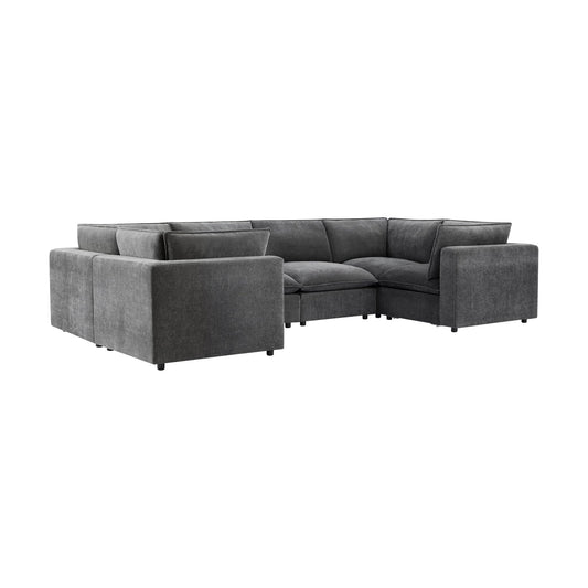 Boston U - Shape Sofa - Grey - DUSK