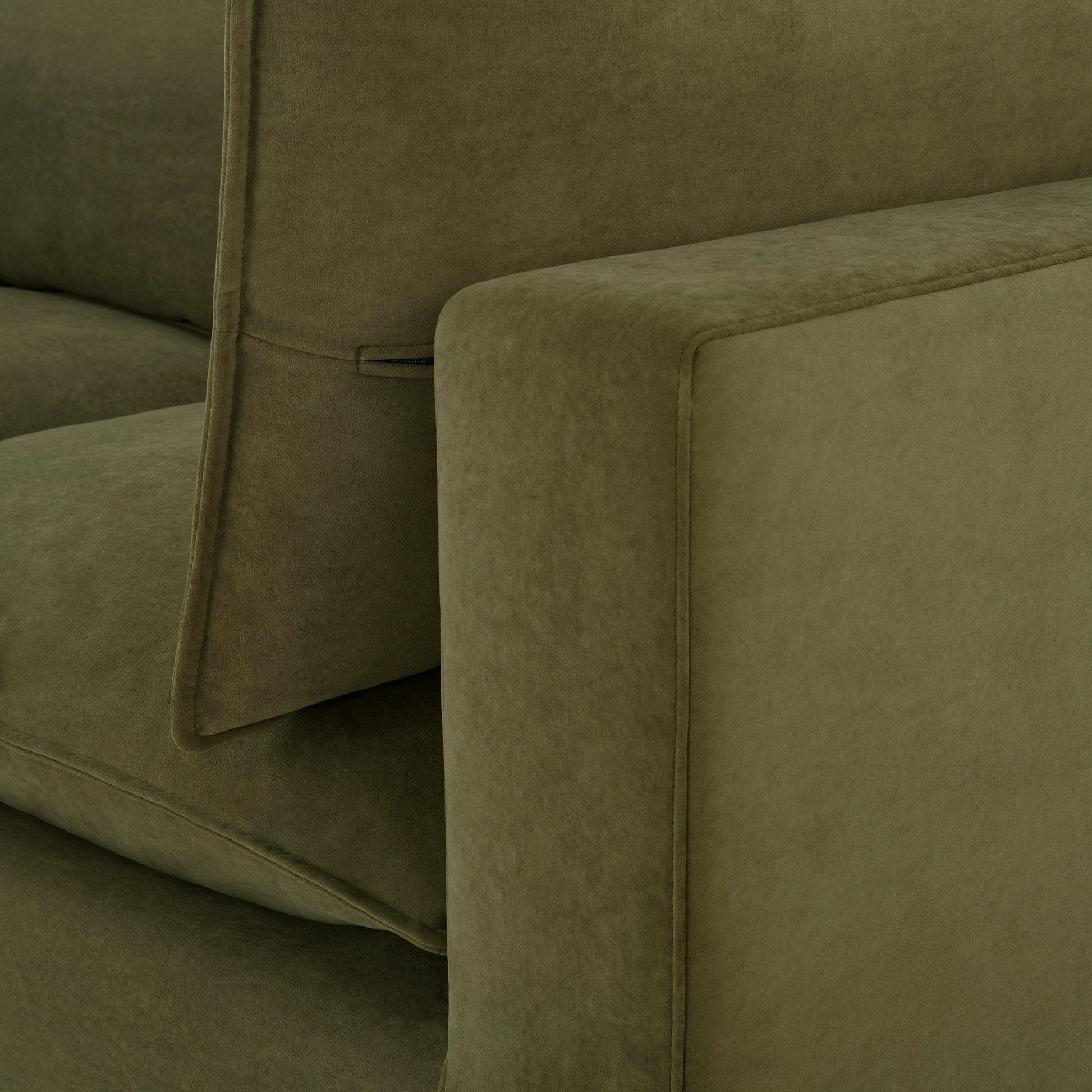 Boston U - Shape Sofa - Olive - DUSK