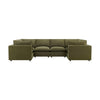 Boston U - Shape Sofa - Olive - DUSK