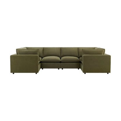 Boston U - Shape Sofa - Olive - DUSK