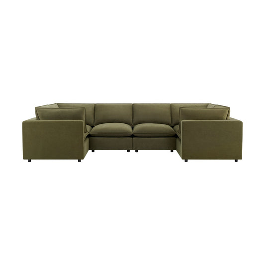 Boston U - Shape Sofa - Olive - DUSK