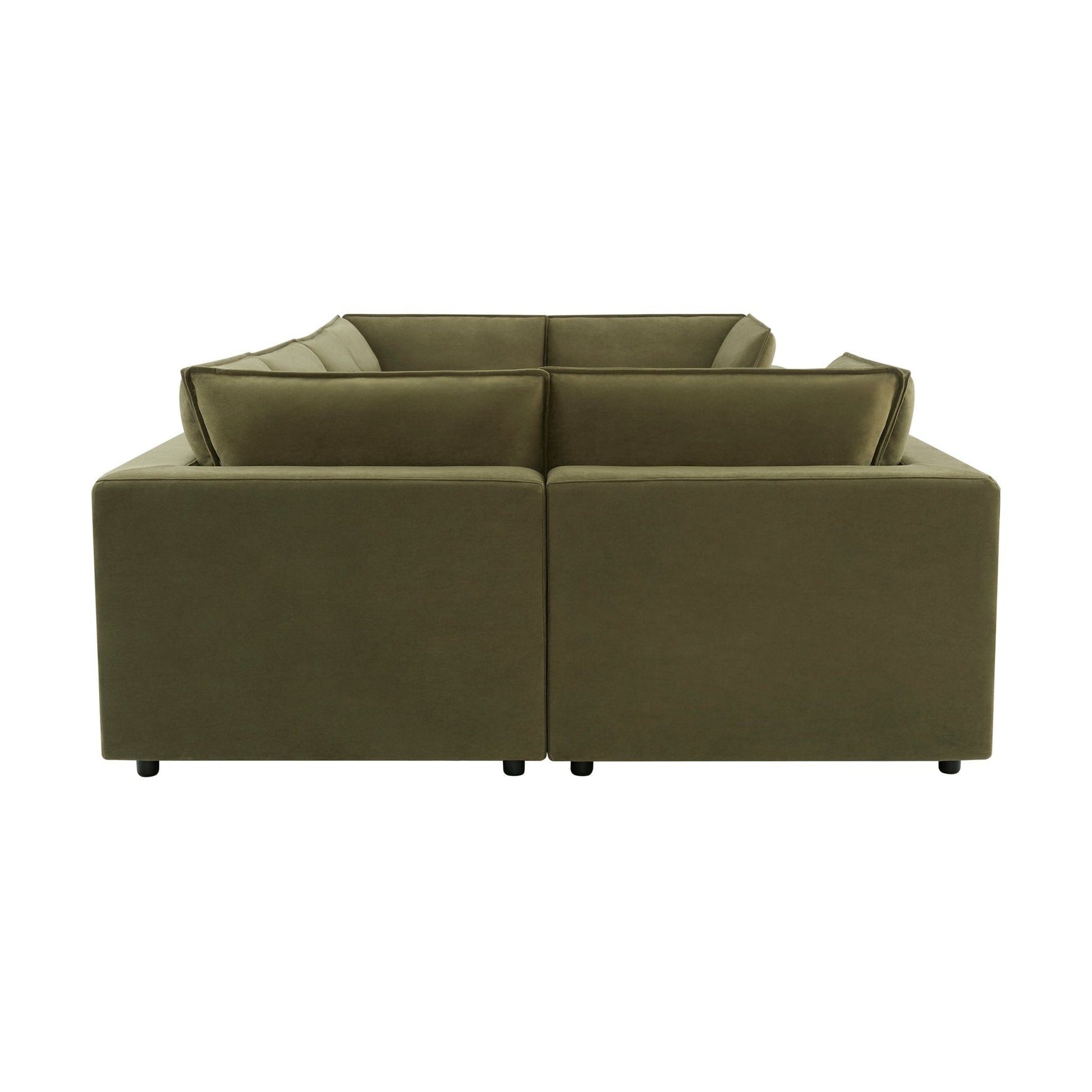 Boston U - Shape Sofa - Olive - DUSK