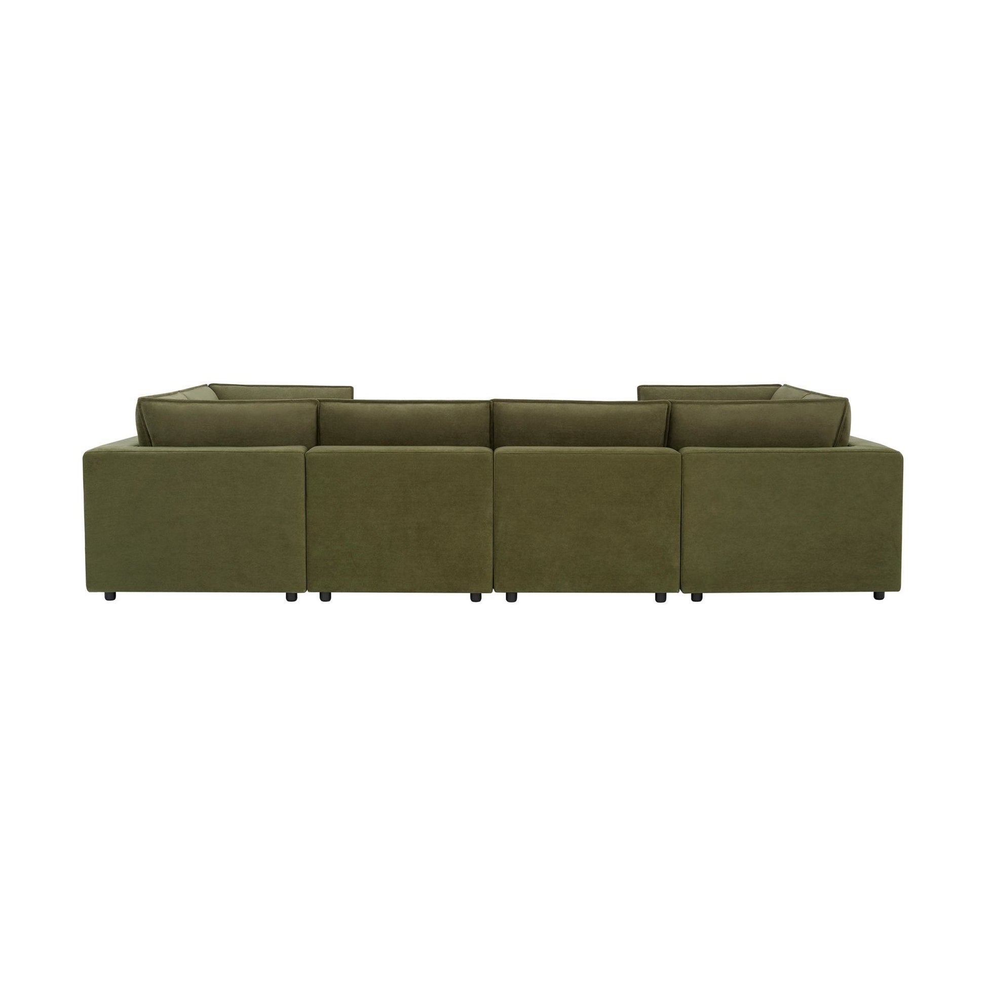 Boston U - Shape Sofa - Olive - DUSK