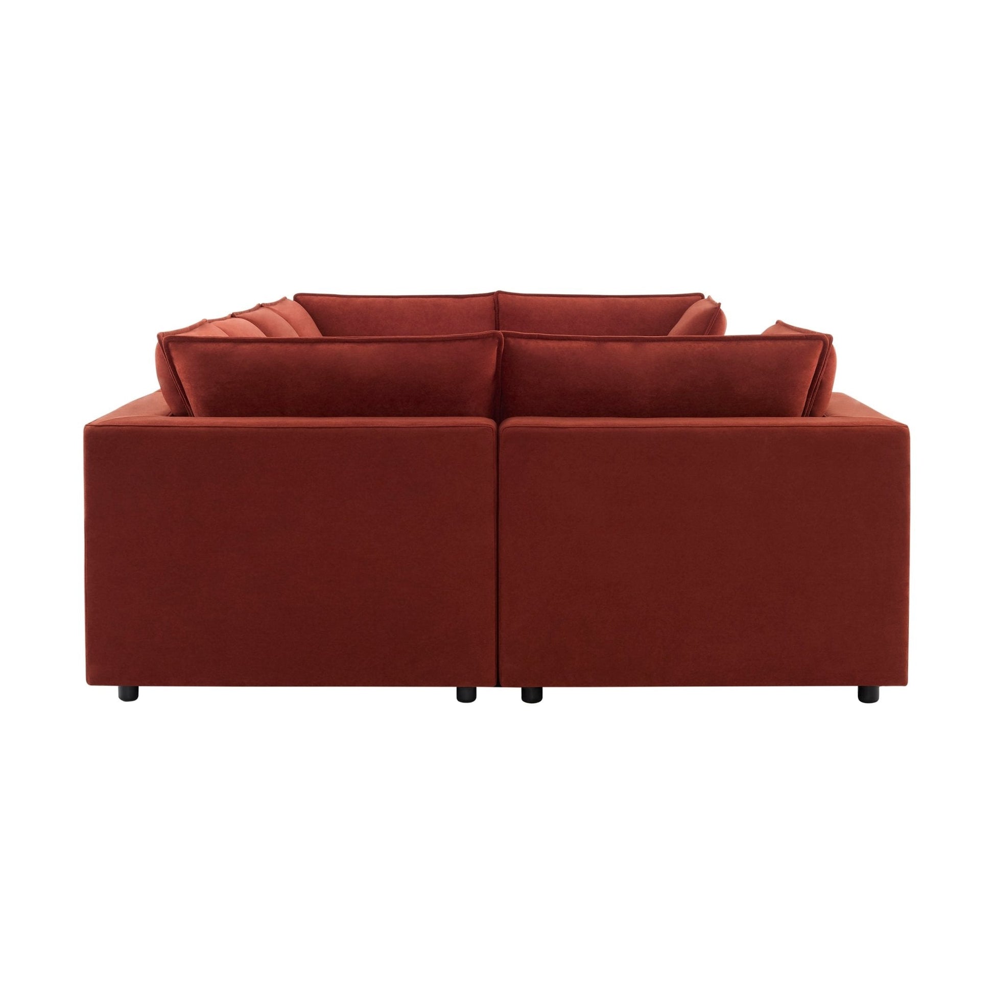 Boston U - Shape Sofa - Rust - DUSK