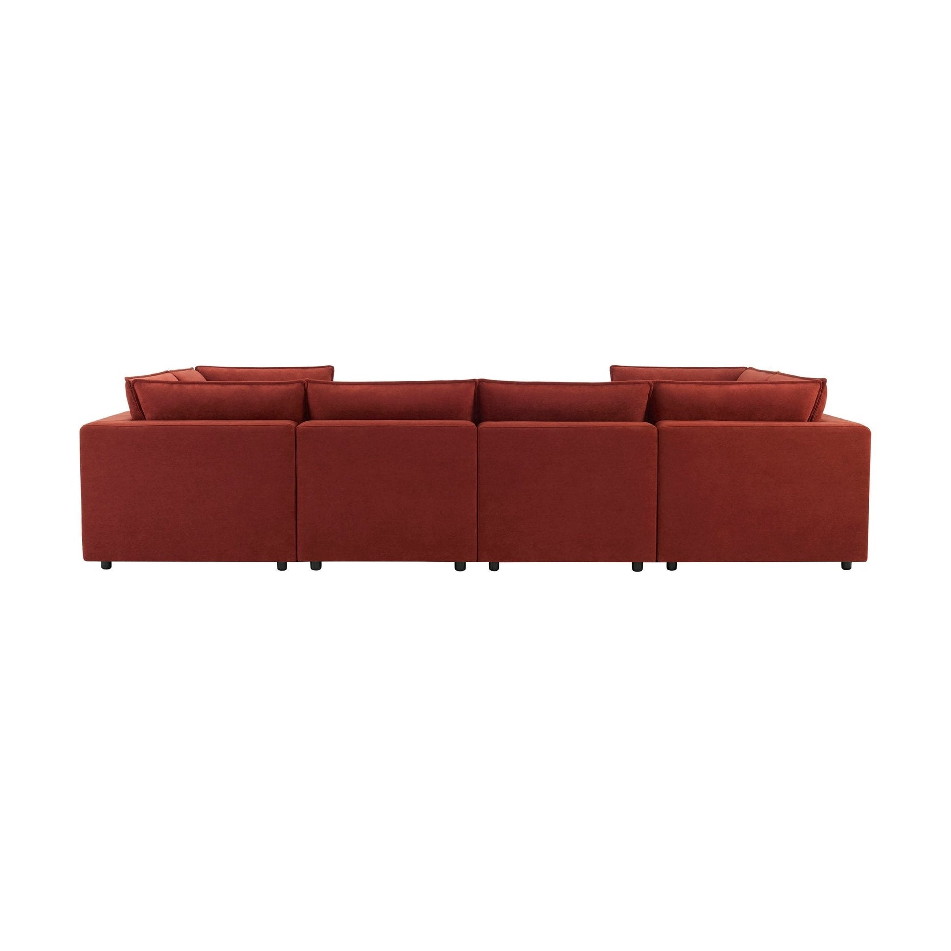 Boston U - Shape Sofa - Rust - DUSK