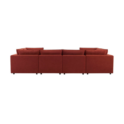 Boston U - Shape Sofa - Rust - DUSK